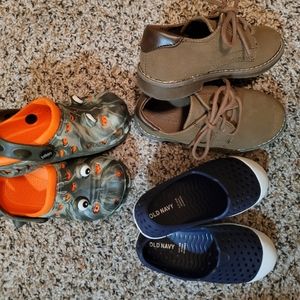 3 pairs toddler boy's shoes